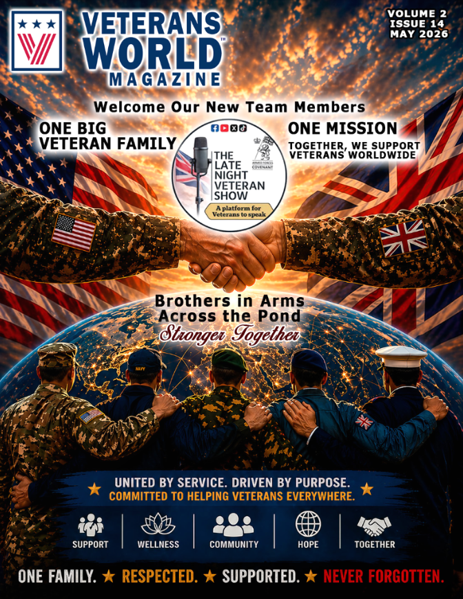 Welcome Our New Team Members — Veterans World Magazine, May 2026, Volume 2 Issue 14